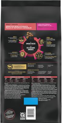 Show full view: Purina Pro Plan Adult Sensitive Skin & Stomach Lamb & Rice Formula Dry Food, 7-lb bag + Focus Sensitive Skin & Stomach Duck & Arctic Char Variety Pack Canned Cat Food slide 3 of 9