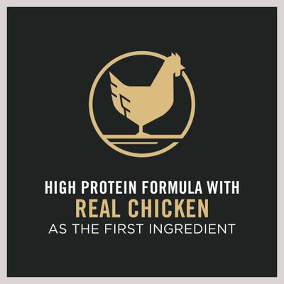 Show full view: Purina Pro Plan Adult Shredded Blend Chicken & Rice Formula Dry Food, 6-lb bag + Canned Dog Food slide 5 of 9