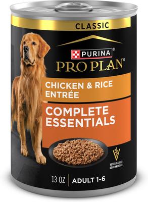 Show full view: Purina Pro Plan Adult Shredded Blend Chicken & Rice Formula Dry Food, 6-lb bag + Canned Dog Food slide 6 of 9