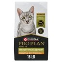Purina Pro Plan Adult Weight Management Chicken & Rice Formula Dry Cat Food, 16-lb bag