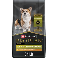 Purina Pro Plan Adult Weight Management Formula Dry Dog Food, 34-lb bag