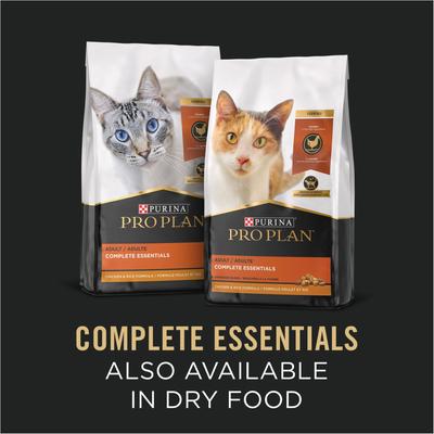 Show full view: Purina Pro Plan Adult White Meat Chicken & Vegetable Entree in Gravy Canned Cat Food, 3-oz, case of 4 slide 7 of 10
