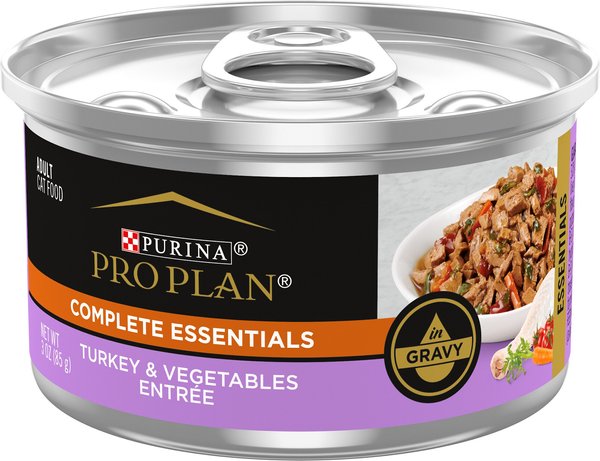 Purina Pro Plan Savor Adult Grain Free Turkey and Vegetable Entree Classic Canned Cat Food