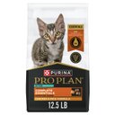 Purina Pro Plan Complete Essentials Kitten Shredded Blend Chicken & Rice Formula Dry Cat Food, 12.5-lb bag