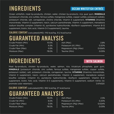 Show full view: Purina Pro Plan Focus Adult Urinary Tract Health Formula Dry Food+ Seafood Favorites Variety Pack Canned Cat Food slide 8 of 9