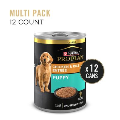 Show full view: Purina Pro Plan Focus Puppy Classic Chicken & Rice Entree Canned Food + Wellness Soft Puppy Bites Lamb & Salmon Recipe Grain-Free Dog Treats slide 3 of 10