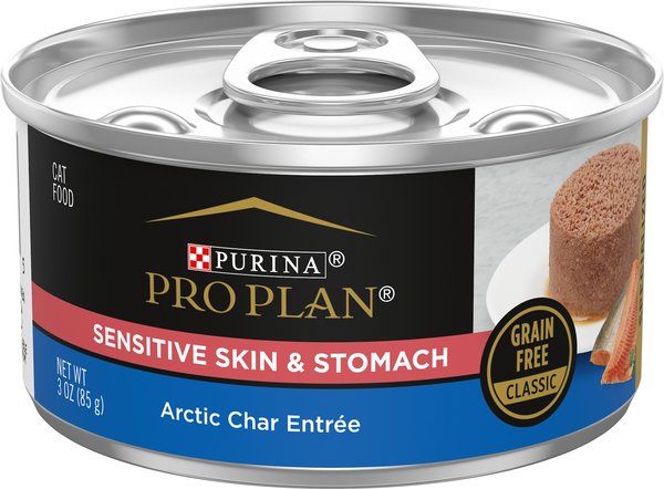 Purina Pro Plan Sensitive Skin & Stomach Arctic Char Entree Grain Free Classic Wet Cat Food Purina Pro Plan Sensitive Skin & Stomach Arctic Char Entree Grain Free Classic Wet Cat Food