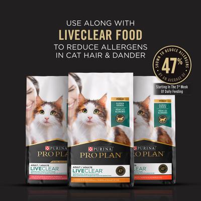 Show full view: Purina Pro Plan LiveClear Rinse-Free Allergen Reducing Cat Shampoo Spray, 8.5-fl oz bottle slide 4 of 9