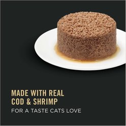 Purina Pro Plan Prime Plus 7+ Classic Cod & Shrimp Grain-Free Entree Canned Cat Food, 3-oz, case of 24 slide 2 of 8