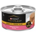Purina Pro Plan Prime Plus Adult 7+ Salmon & Tuna Entree Classic Canned Cat Food, 3-oz can, case of 24