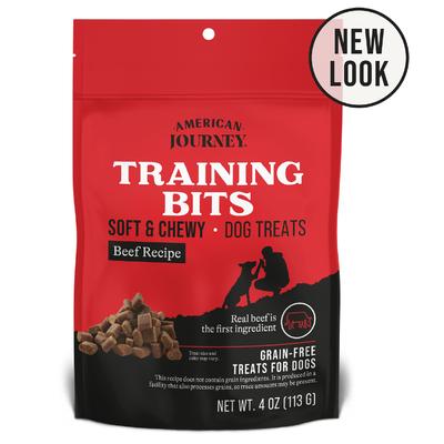 Show full view: Purina Pro Plan Puppy Large Breed Chicken & Rice Formula with Probiotics Dry Food + American Journey Beef Recipe Grain-Free Soft & Chewy Training Bits Dog Treats slide 6 of 9