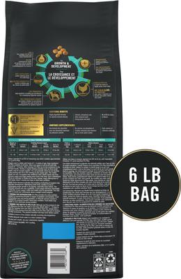 Show full view: Purina Pro Plan Puppy Small Breed Chicken & Rice Formula Dry Dog Food, 6-lb bag + Wellness Soft Puppy Bites Lamb & Salmon Recipe Grain-Free Dog Treats, 3-oz pouch slide 4 of 9