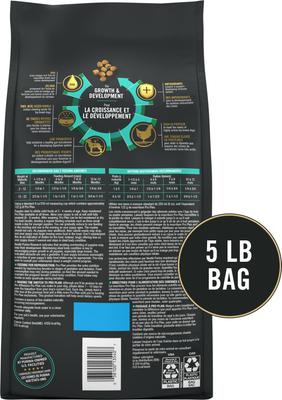 Show full view: Purina Pro Plan Puppy Toy Breed Chicken & Rice Formula Dry Dog Food, 5-lb bag + Wellness Soft Puppy Bites Lamb & Salmon Recipe Grain-Free Dog Treats, 3-oz pouch slide 4 of 10