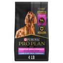 Purina Pro Plan Sensitive Skin & Stomach Adult with Probiotics Lamb & Oat Meal Formula High Protein Dry Dog Food, 4-lb bag