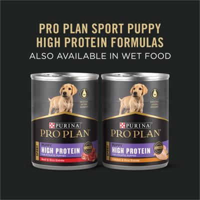 Show full view: Purina Pro Plan Sport Development High-Protein 30/20 Chicken & Rice Formula Puppy Food, 4-lb bag slide 8 of 13