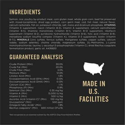 Show full view: Purina Pro Plan Sport Performance All Life Stages High-Protein 30/20 Salmon & Cod Formula Dry Dog Food, 6-lb bag slide 7 of 11