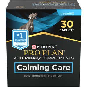 Purina Pro Plan Veterinary Diets Calming Care Liver Flavored Powder Calming Supplement for Dogs, 30 count