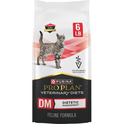 Purina Pro Plan Veterinary Diets Purina DM Dietetic Management Formula Dry Cat Food, 6-lb bag
