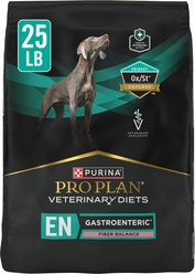 Purina Pro Plan Veterinary Diets EN Gastroenteric Fiber Balance Canine Formula Dry Dog Food, 25-lb bag slide 1 of 9