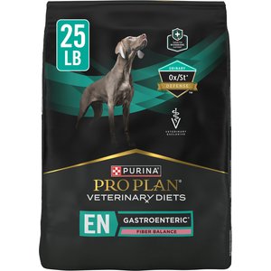 Purina Pro Plan Veterinary Diets EN Gastroenteric Fiber Balance Canine Formula Dry Dog Food, 25-lb bag