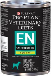 Purina Pro Plan Veterinary Diets EN Gastroenteric Low Fat Wet Dog Food, 13.4-oz can, case of 12, bundle of 2