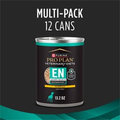 Purina Pro Plan Veterinary Diets EN Savory Selects Gastroenteric with Chicken Chunks-in-Gravy Wet Adult Dog Food, 13.2-oz can, case of 12 slide 2 of 7