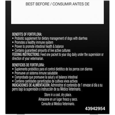 Show full view: Purina Pro Plan Veterinary Diets FortiFlora Powder Digestive Supplement + PetHonesty 10-for-1 Chicken Flavored Soft Chews Multivitamin for Dogs slide 7 of 9