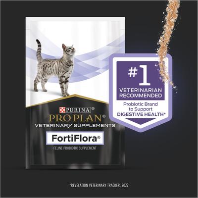 Purina Pro Plan Veterinary Diets FortiFlora Powder Digestive Supplement for Cats