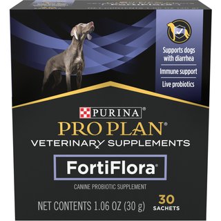 Purina Pro Plan Veterinary Diets FortiFlora Powder Probiotic Digestive Supplement for Dogs, 30 count slide 1 of 8