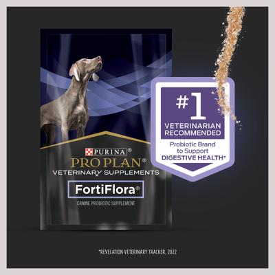 Purina Pro Plan Veterinary Diets FortiFlora Powder Digestive Supplement for Dogs