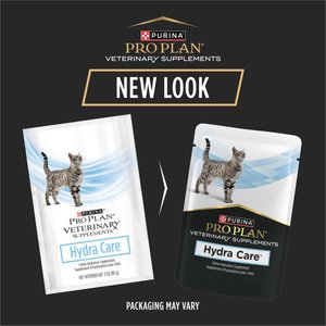Purina Pro Plan Veterinary Diets Hydra Care Liver Flavored Liquid Supplement for Cats, 3-oz pouch, case of 12
