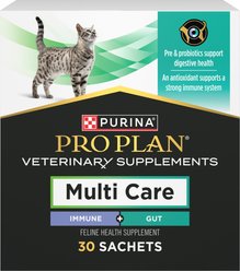 Purina Pro Plan Veterinary Diets Multi Care Powdered Supplement for Cats, box of 30 sachets