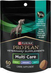 Purina Pro Plan Veterinary Diets Multi Care Soft Chew Supplement for Dogs, 60 count