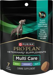 Purina Pro Plan Veterinary Diets Multi Care Soft Chew Supplement for Dogs, 7 count