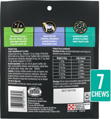 Show full view: Purina Pro Plan Veterinary Diets Multi Care Soft Chew Supplement for Dogs, 7 count slide 3 of 9
