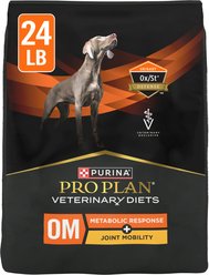 Purina Pro Plan Veterinary Diets OM Metabolic Response Plus Joint Mobility Dry Dog Food, 24-lb bag
