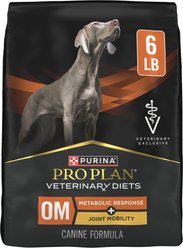 Purina Pro Plan Veterinary Diets OM Metabolic Response Plus Joint Mobility Dry Dog Food, 6-lb bag