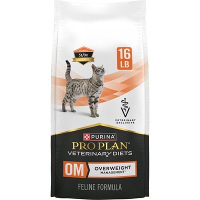 Purina Pro Plan Veterinary Diets Purina Veterinary Diets OM Overweight Management Dry Cat Food, 16-lb