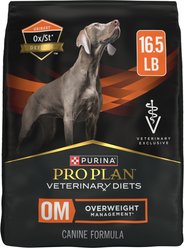 Purina Pro Plan Veterinary Diets OM Overweight Management Dry Dog Food, 16.5-lb bag