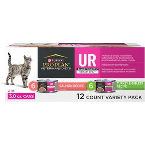 PURINA PRO PLAN VETERINARY DIETS UR Urinary St/Ox Wet Cat Food, 3