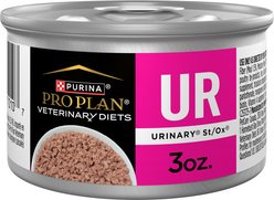 Purina Pro Plan Veterinary Diets UR Urinary St/Ox Wet Cat Food, 3-oz can, case of 24
