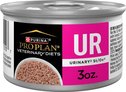 PURINA PRO PLAN VETERINARY DIETS UR Urinary St/Ox Wet Cat Food, 3