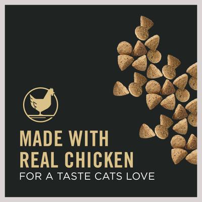 Show full view: Purina Pro Plan Vital Systems Chicken & Egg Formula 4-in-1 Dry Cat Food, 3-lb bag slide 4 of 12