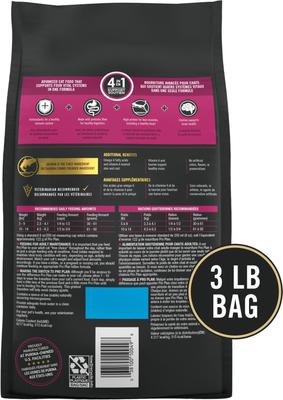 Show full view: Purina Pro Plan Vital Systems Salmon & Egg Formula 4-in-1 Dry Cat Food, 3-lb bag slide 3 of 12
