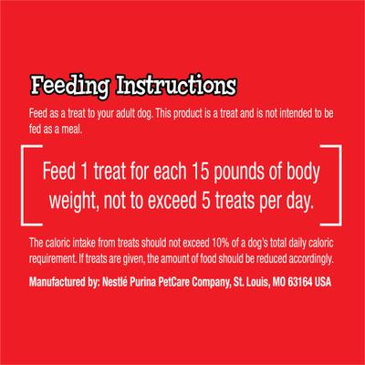 Show full view: Purina Twistables Beef & Cheese Flavor Adult Soft & Chewy Dog Treats, 26-oz pouch slide 7 of 9