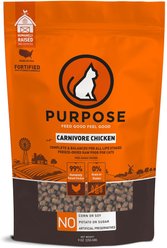 Purpose Carnivore Chicken Freeze-Dried Cat Food, 9-oz bag
