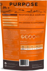 Purpose Carnivore Chicken Freeze-Dried Cat Food, 9-oz bag slide 2 of 2