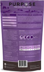 Purpose Carnivore Rabbit Freeze-Dried Grain-Free Raw Cat Food, 9-oz bag slide 2 of 2