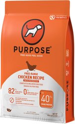 Purpose Free-Range Grain-Free Chicken Recipe with Postbiotics Dry Dog Food, 10-lb bag