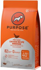 Purpose Free-Range Grain-Free Chicken Recipe with Postbiotics Dry Dog Food, 4.5-lb bag